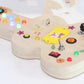 Children's Montessori Early Education Simulation Driving Steering Wheel Digital Switch Light Sound Busy Board Science and Education Aids Educational Toys
