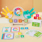 Children's Finger Arithmetic Educational Teaching Aids Addition and Subtraction Arithmetic Palm Mathematics Enlightenment Wooden Toys Kindergarten