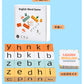 Children's English Scrabble Word Game Toys Fun Baby Parent-Child Interaction Puzzle English Letter Cognition