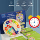 Specialized Clock Teaching Aids for Elementary School: Clock Models for First and Second Graders, Alarm Clock Face, Children's Learning Time Toys