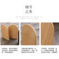 Japanese Style Simple Wooden Book Stand Creative Black Walnut Wood Thickened Bookshelf Bookend Student's Solid Wood Bookend Logo