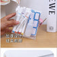 Multifunctional Acrylic Pen Holder Transparent Desktop Storage Box Pen Holder Office Stationery Compartment Storage Box Large Capacity