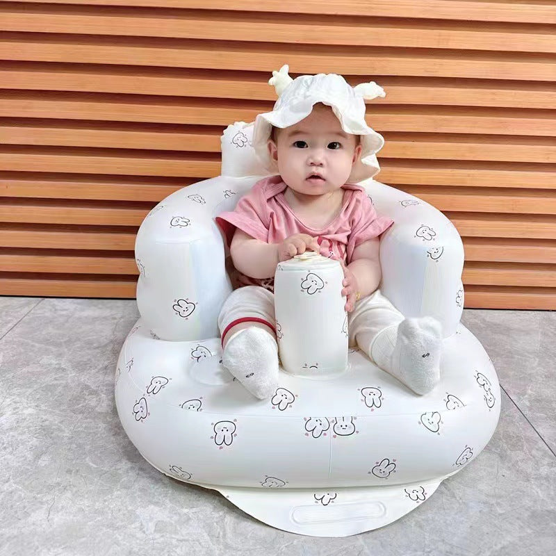 Popular Bb Stool Korean-Style Baby Sitting and Bathing Chair Anti-Fall Chair Learning Chair Foldable Inflatable Baby Sofa