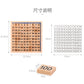Montessori Mathematics Teaching Aids 1-100 Digital Continuous Board Sorting Board Children's Educational Early Education Wooden Hundred Board Children