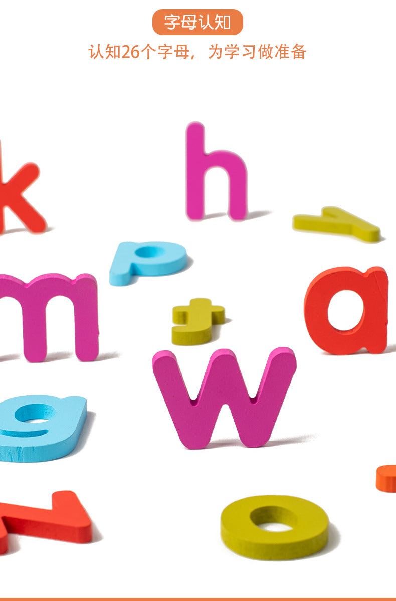 Early Education Baby Fun Wooden Word Spelling Battle Pk Game 26 English Letters Kidsren's Educational Toys