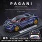 Car-driven alloy model children's toys 1:24 Pa Garni Chinese dragon car sound and light pull back four-door bracket box