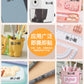 Crystal Label Tear-Off Film with Name Stickers Transparent Name Stickers Waterproof and Oil-Proof Uv Transfer Pencil Kindergarten Stickers