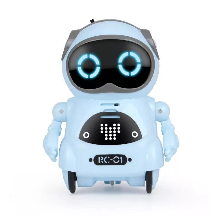 Cross-Border Pocket Xiaobao Children's Electric Multifunctional Voice Intelligent Mini Pocket Robot English Version