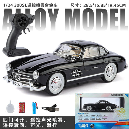 Cross-Border Foreign Trade 1/24 Jinlifang 1901-380R Boxed 300Sl Alloy Remote Control Car Simulation Children's Toy
