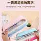 Large-Capacity Durable and Washable Student Stationery Oxford Cloth Storage Bag Transparent Square and Round Pencil Bag Multi-Layer Portable Pencil Bag