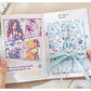 Dream Flower Floral Washi Sticker Book Plant Floral Handbook with Background Decoration Basic Stickers