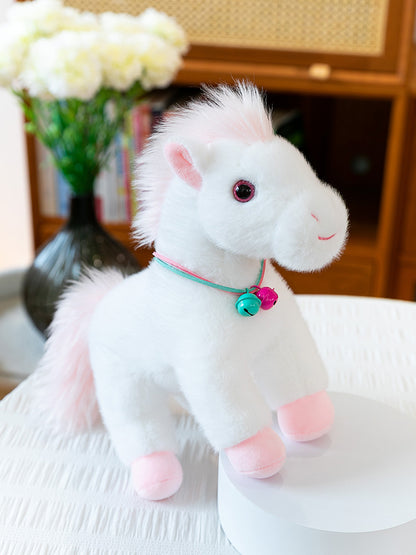 Cute and Adorable Plush Toy Pony Doll, Realistic Standing Pony Stuffed Toy, Little Pony Plushie