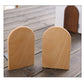Japanese Style Simple Wooden Book Stand Creative Black Walnut Wood Thickened Bookshelf Bookend Student's Solid Wood Bookend Logo