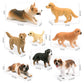 Cross-border Simulation Dog Model Golden Retriever Bona Mountain Dog St. Bernard Short-legged Corgi Desktop Static Ornaments