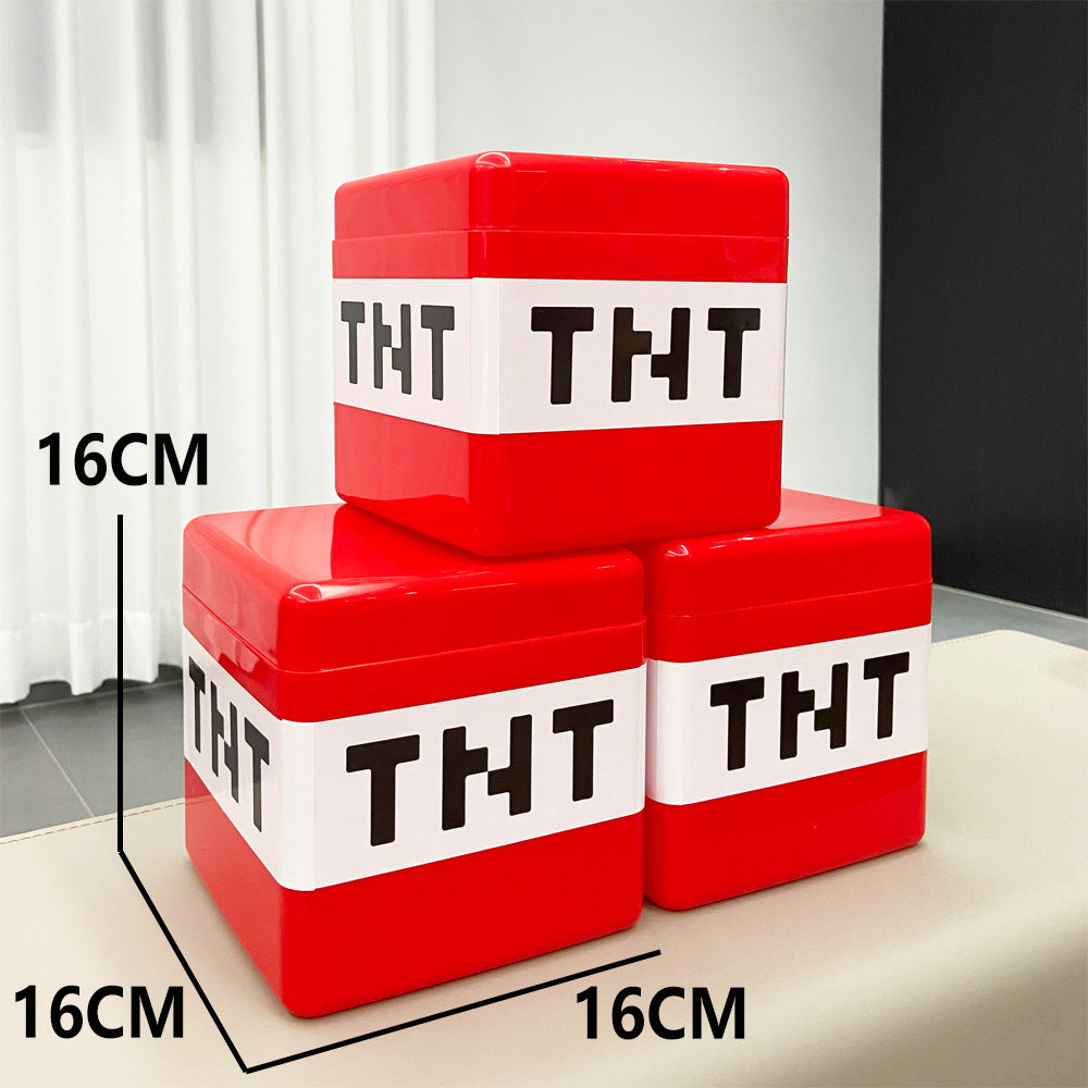 Cross-Border Hot-Selling My Magnetic World Block Building Blocks Magnetic Educational Toys Creeper Tnt Storage Wholesale