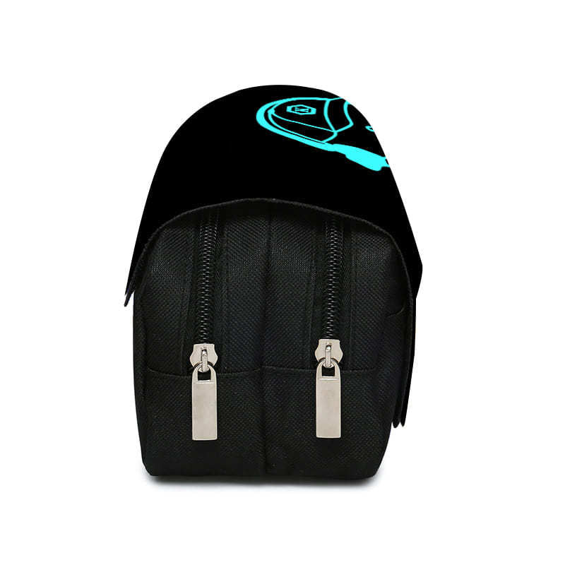 Headphone Listening Pen Bag DIY Double-Layer Flip Pen Box Student Kidsren's Trendyy Pencil Stationery Bag Large Capacity