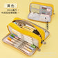 Oxford Cloth Double-Open Pencil Case, Large Capacity Stationery Box, Thickened, Wear-Resistant, Waterproof Pencil Bag for Students, Suitable for Middle and High School Students