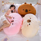 New Capibala Capybara Pillow Soft Cute Dumpling Cute Girl Sleeping Pillow Plush Toy Cross-Border