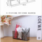 Multifunctional Acrylic Pen Holder Transparent Desktop Storage Box Pen Holder Office Stationery Compartment Storage Box Large Capacity