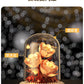[wholesale generation] simulation of eternal flowers lily rose blocks compatible with Lego toy ornaments Valentine's Day gift