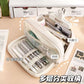 Button Pencil Bag with Good Looks for Girls, Large Capacity, Simple Ins Student Creative Canvas Stationery Bag, Pencil Stationery Box
