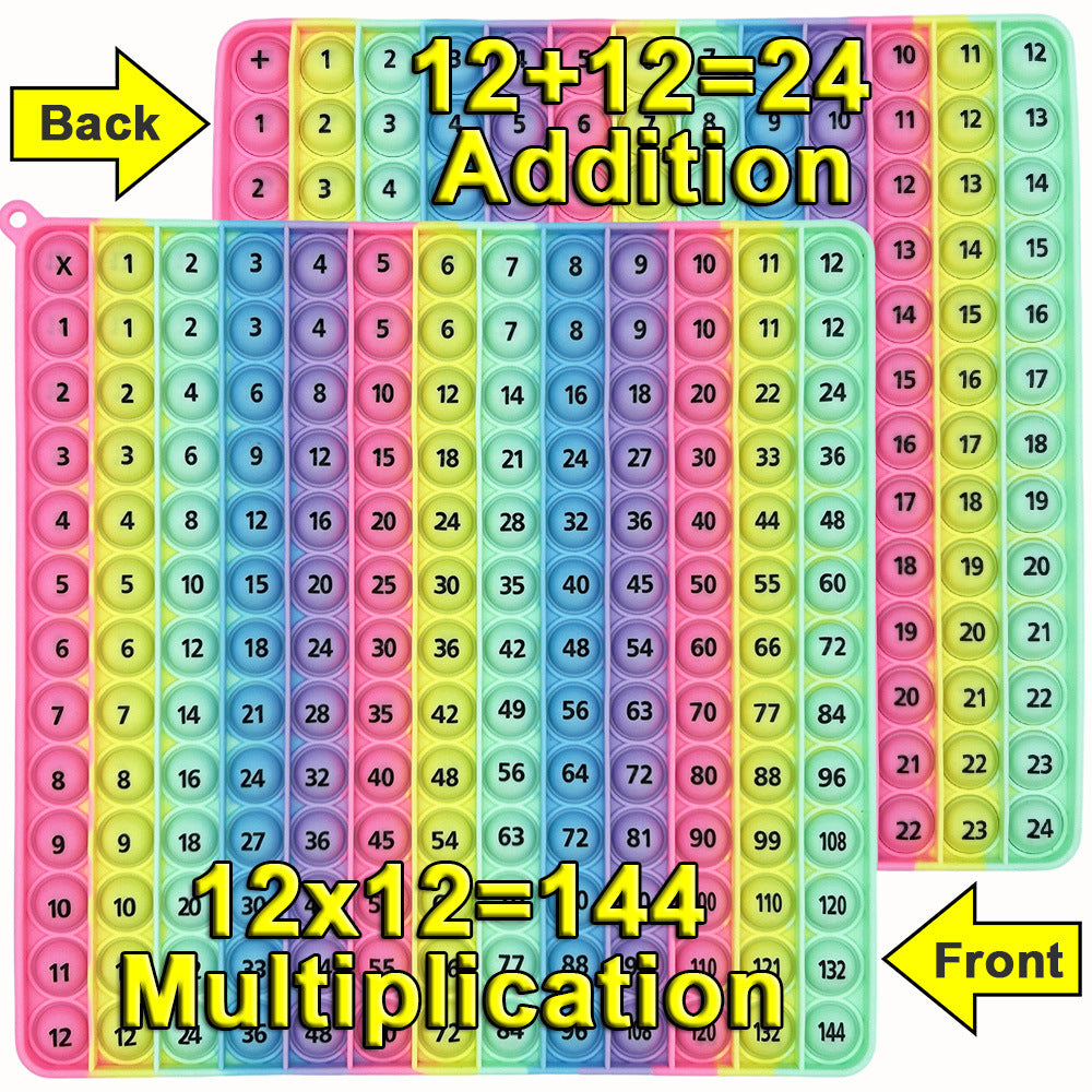 Learn 1-100 Number Bubble Press Mathematical Thinking Training Game Educational Science and Education Toys Rodent Killer Pioneer
