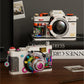 Compatible with Lego Building Blocks Mechanical Universe Retro Camera Assembled Handmade Toy Model Ornaments Children's Gift