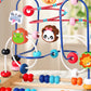 Children's Wooden Multi-Functional Threading Large Bead Color Recognition Early Education Building Blocks Matching Parent-Child Interactive Educational Toys