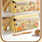 Holiday Kapibara Transparent Pencil Case Large Capacity Stationery Box Student Cartoon Pencil Case New Stationery Bag