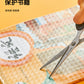 Book Leather Bag Book Cover Self-Adhesive Transparent Plaid Primary and Secondary School Textbook Protective Cover A4/16K/32K Cutting-Free Book Film
