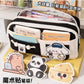 Velcro Puppy Pencil Case High-Looking 2025Ins Stationery Niche New Cute Girls Large-Capacity Stationery Box