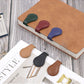 European-Style Retro Genuine Leather Magnetic Bookmarks, Creative Magnetic Planner Markers, Student Reading Page Clips, Magnetic Bookmarks