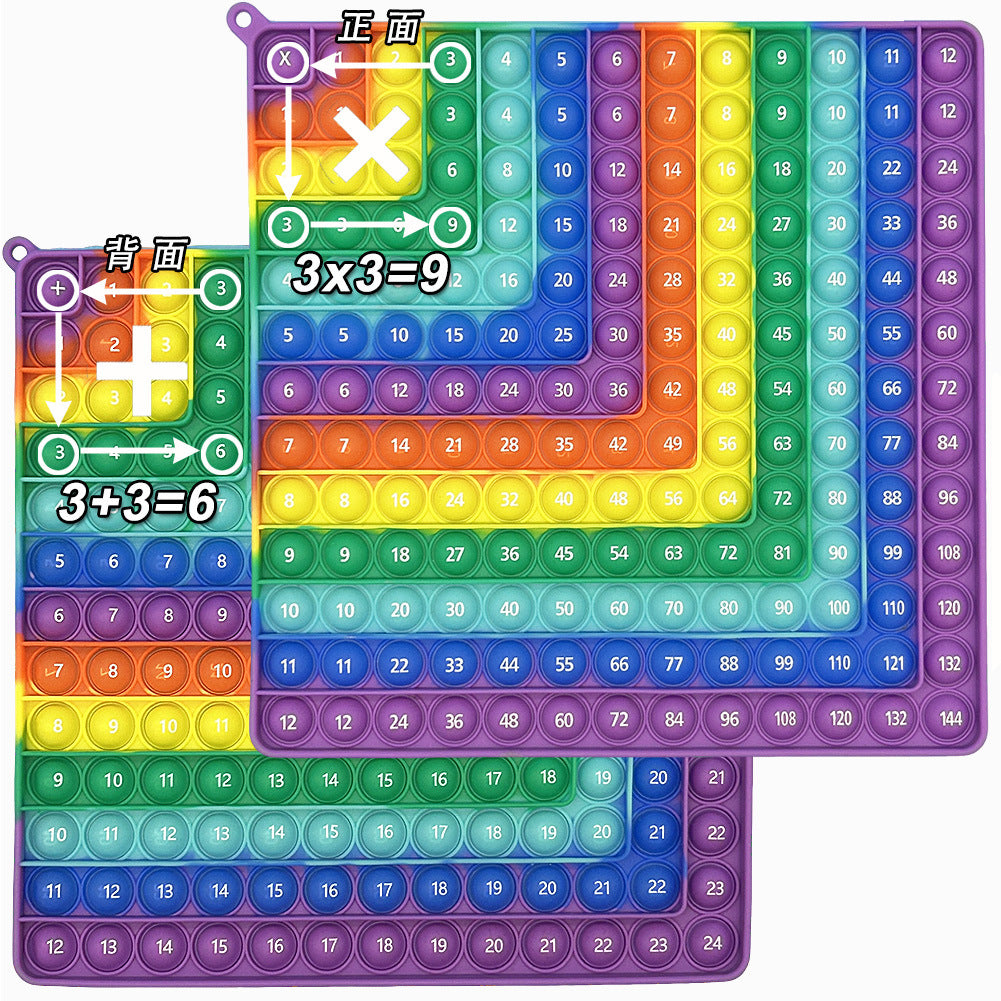 1-12 Multiplication and Addition Learning Recitation Artifact Mathematical Thinking Training Board Educational Science and Education Toy Model