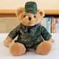 Police Bear Doll Plush Toy Cute Fireman Police Officer Reflective Riding Clothes Gift Traffic Police Bear Doll