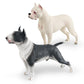 Cross-border simulation pet dog animal model doggy Spinger Bullhead terrier Rowena dog static ornaments