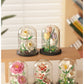 [wholesale generation] simulation of eternal flowers lily rose blocks compatible with Lego toy ornaments Valentine's Day gift