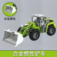 Children's Alloy Artificial Dump Truck Engineering Vehicle Inertia Mixer Truck Oil Tanker Bulldozer Crane Excavator Model