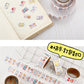 Liyuan Original Cartoon Stamp Illustration Stickers Cute Little Nose Decoration Sealing Stickers Handbook Material Roll Stickers