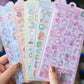 High-Quality Second-Generation Cartoon 3D Relief Hollow Stickers Cute Reward 3D Stickers Wholesale