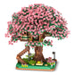 Cross-border TEMU Compatible Lego Sakura Tree House Rainbow Tree Blocks Children's Educational Assembled Toys for Girls Gift