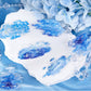 Light-Picking Bronzing Wave Handbook Stickers Natural Water Series Pet Material DIY Decorative Collage Stickers Cross-Border
