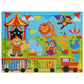 Wooden 80 Pieces Puzzle Toddler Cartoon Dinosaur Animal Plane Puzzle Baby Early Education and Intelligence Building Blocks Toy