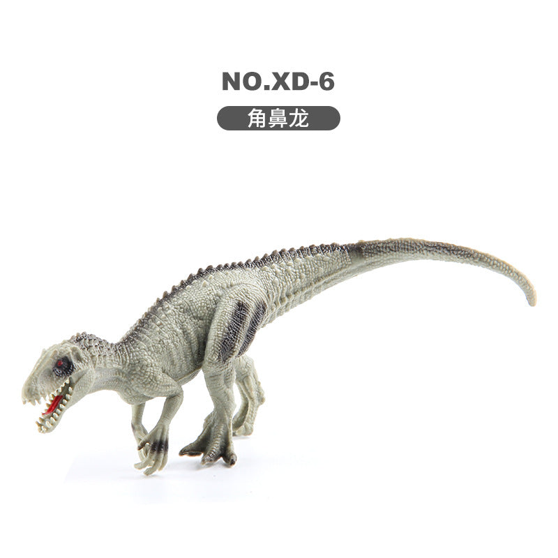Children's Dinosaur Simulation Animal Ornaments Multiple Mini Solid Dinosaur Model Stegosaurus Spinosaurus Bull Dragon Bag Ornaments