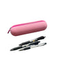 Cross-border Straight Hair Comb Silicone Storage Bag Lipstick Cosmetic Storage Bag Large Capacity Student Stationery Box Waterproof Bag