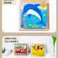 New 3D Stereo Six-Sided Painting 12-Piece Wooden Puzzle Building Blocks 3-6-7-Year-Old Kidsren's Kindergarten Educational Toys