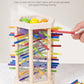 Wooden Kidsren's Stick Insertion Game Baby Draw Stick Color Cognitive Pitching Montessori Family Interactive Toy