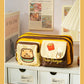 Bear Burger Pencil Case New Design Large Capacity Stationery Box Girls Niche High-Looking Student Cute Pencil Case