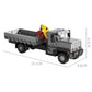 Cross-border engineering series truck city bus transport vehicle combined with small particle building blocks children's educational enlightenment toys