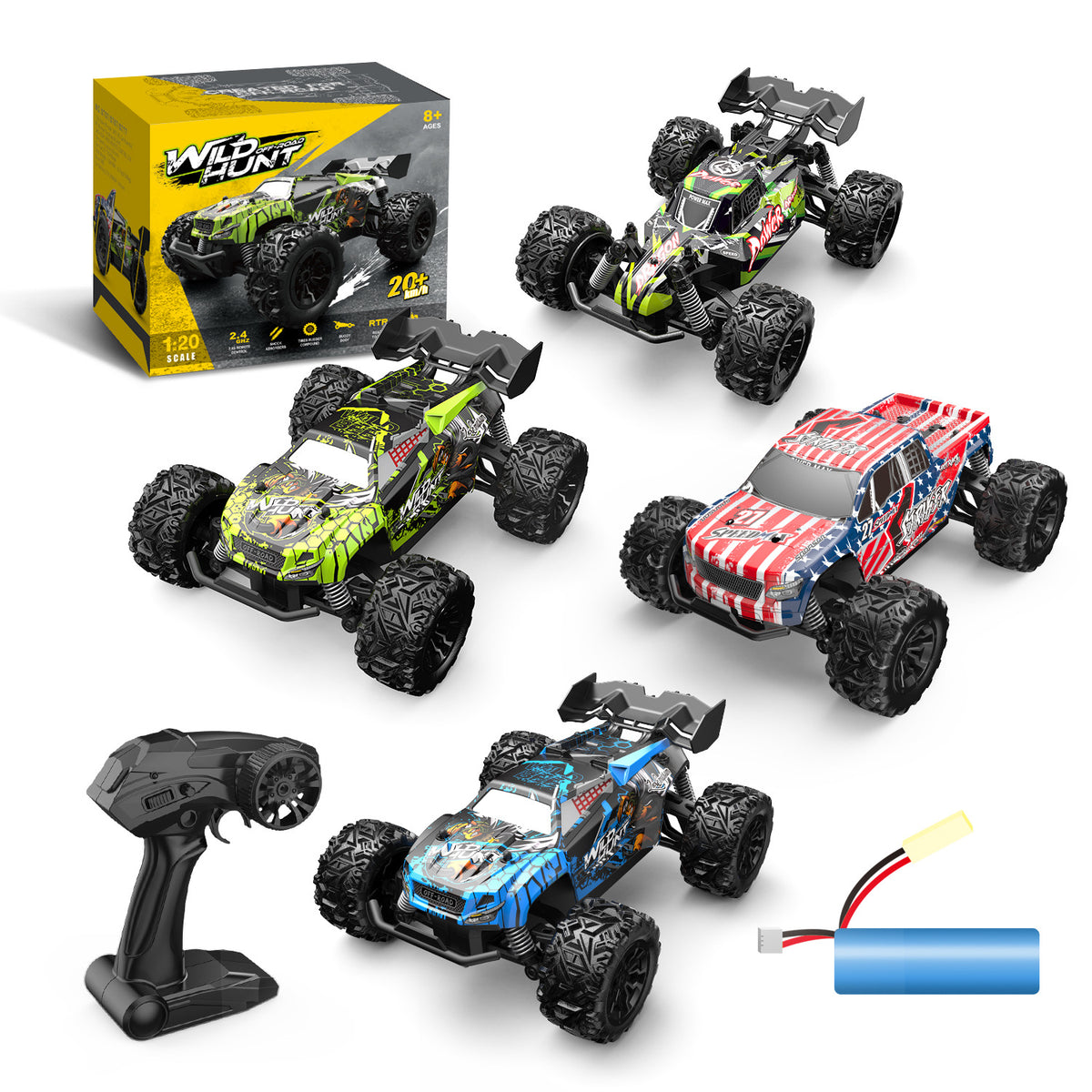 Cross-border hot 1:20 remote control off-road vehicle drift racing car climbing RCcar children's toy car 3C certification