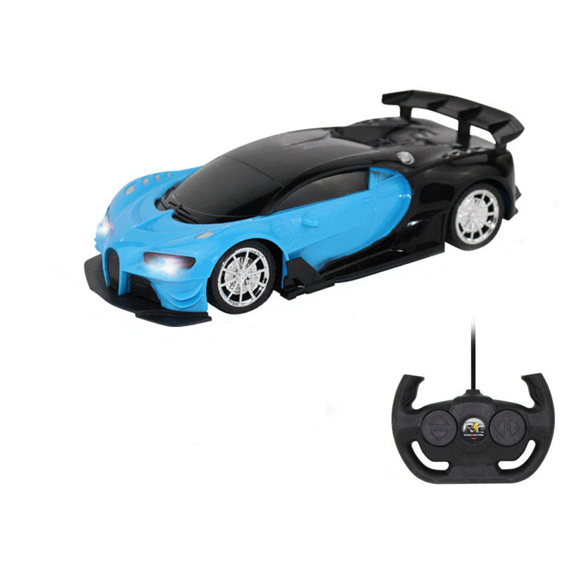 Factory direct four-way remote control car gift boy toy car electric sports car children's remote control car a generation of hair